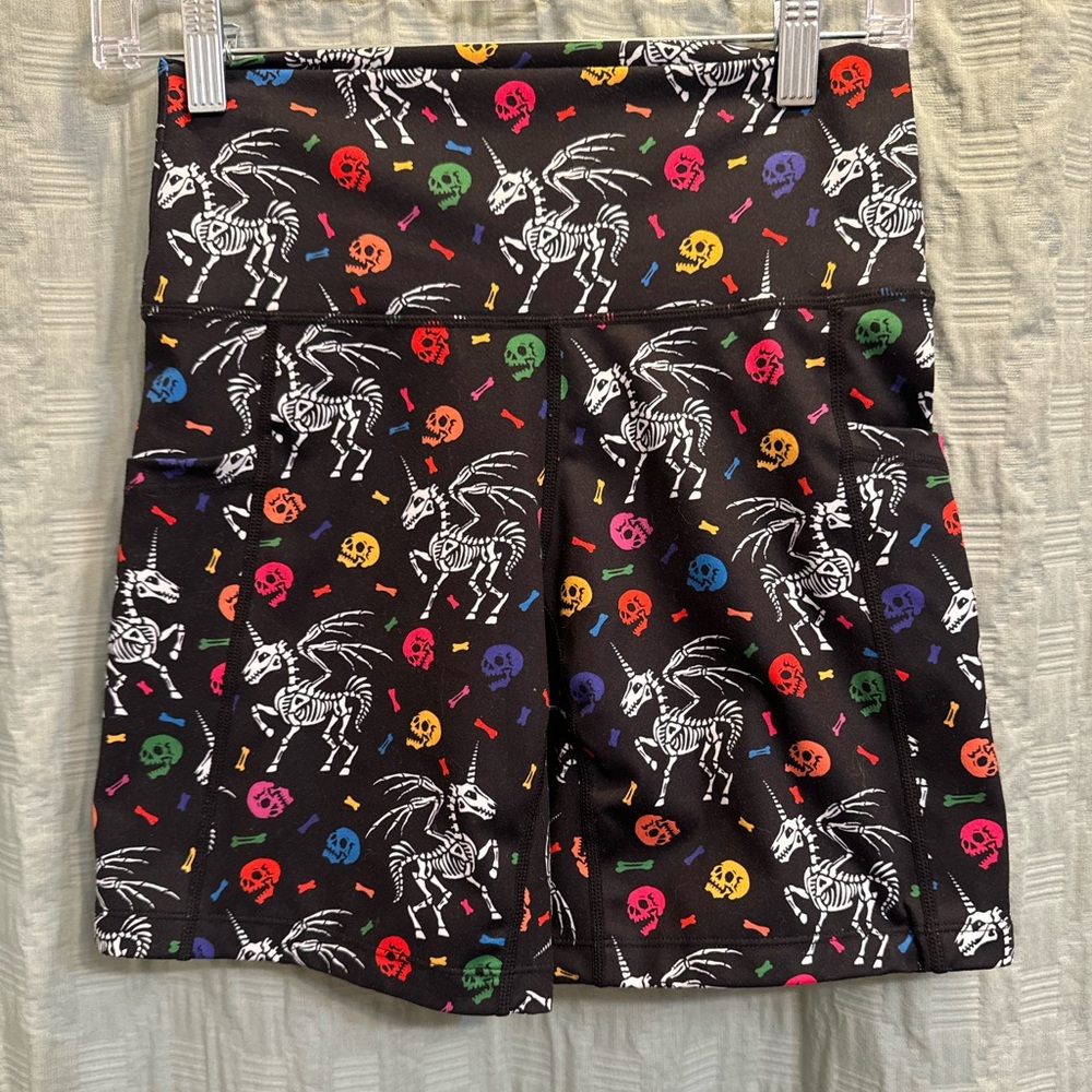 CVG Skeleton Unicorn Bike Shorts XS
